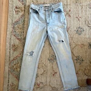 Denim Forum Light Blue High Rise Jeans